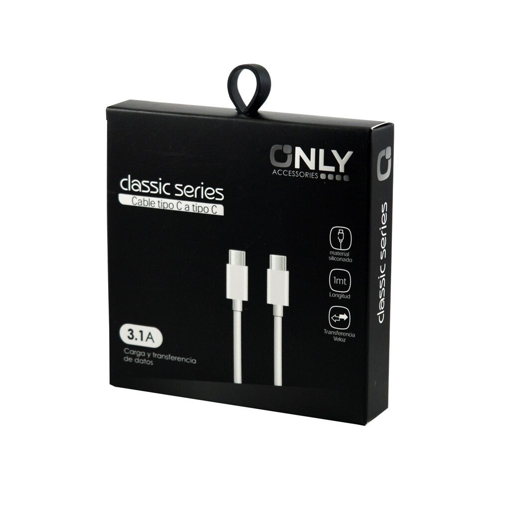 CABLE USB TIPO C - TIPO C 3.1 A. ONLY MOD 71 1M