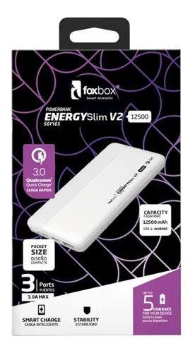 POWER BANK 12500 MAH FOXBOX